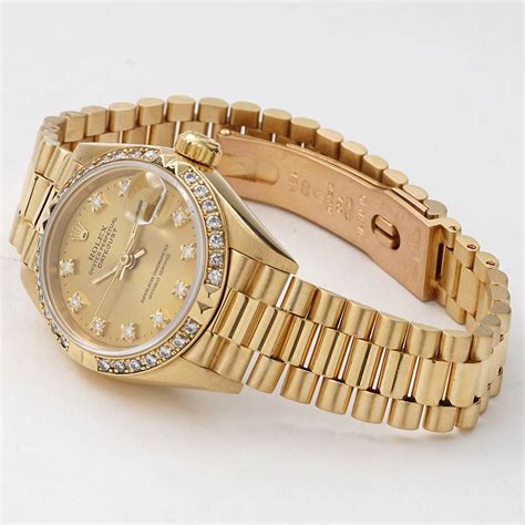 rladies rolex presidnetial diamond face|rolex lady datejust bracelet.